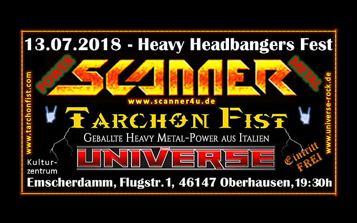 SCANNER, july 2018, Oberhausen Scanner Oberhausen